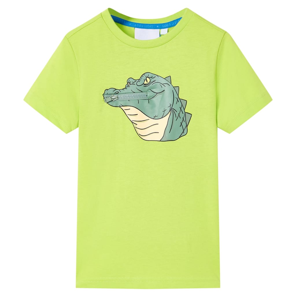 T-shirt de criança lima 128