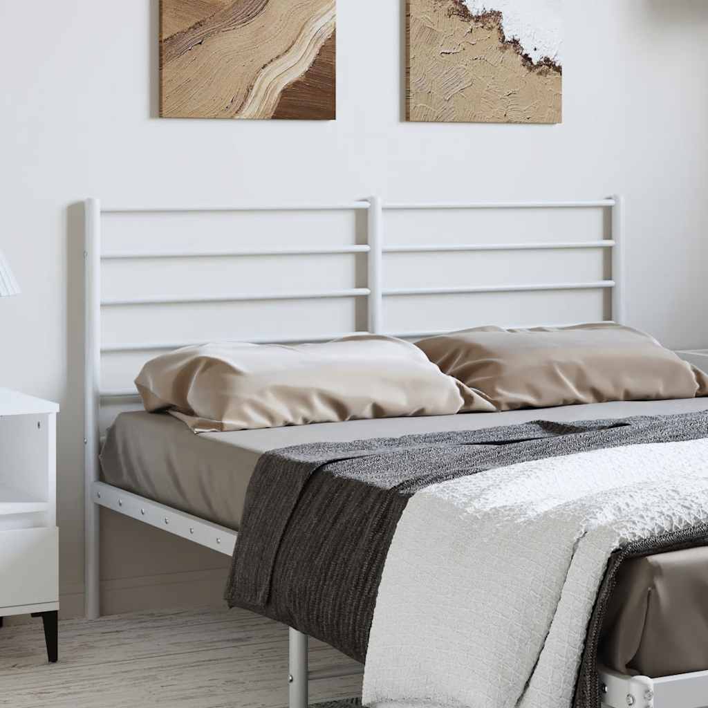 Cabeceira de substituição 150 cm metal branco