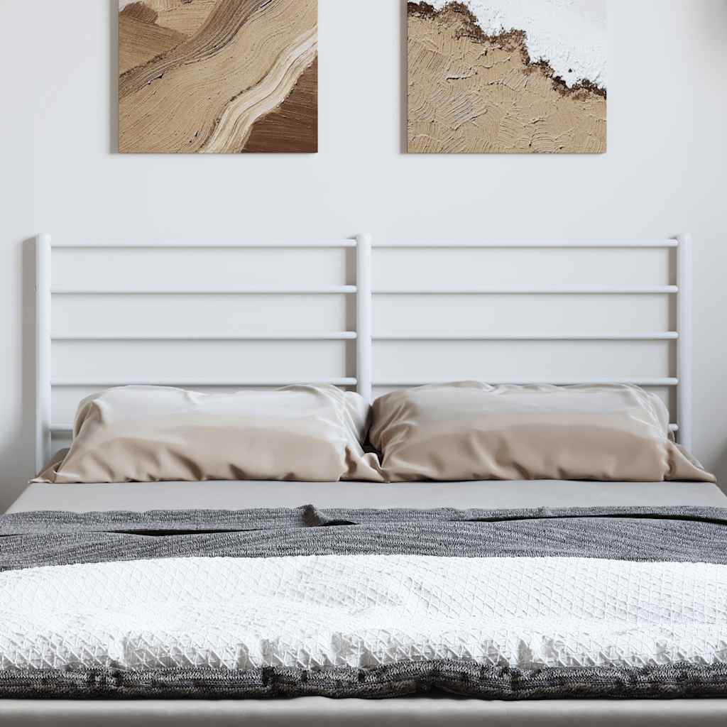 Cabeceira de substituição 150 cm metal branco