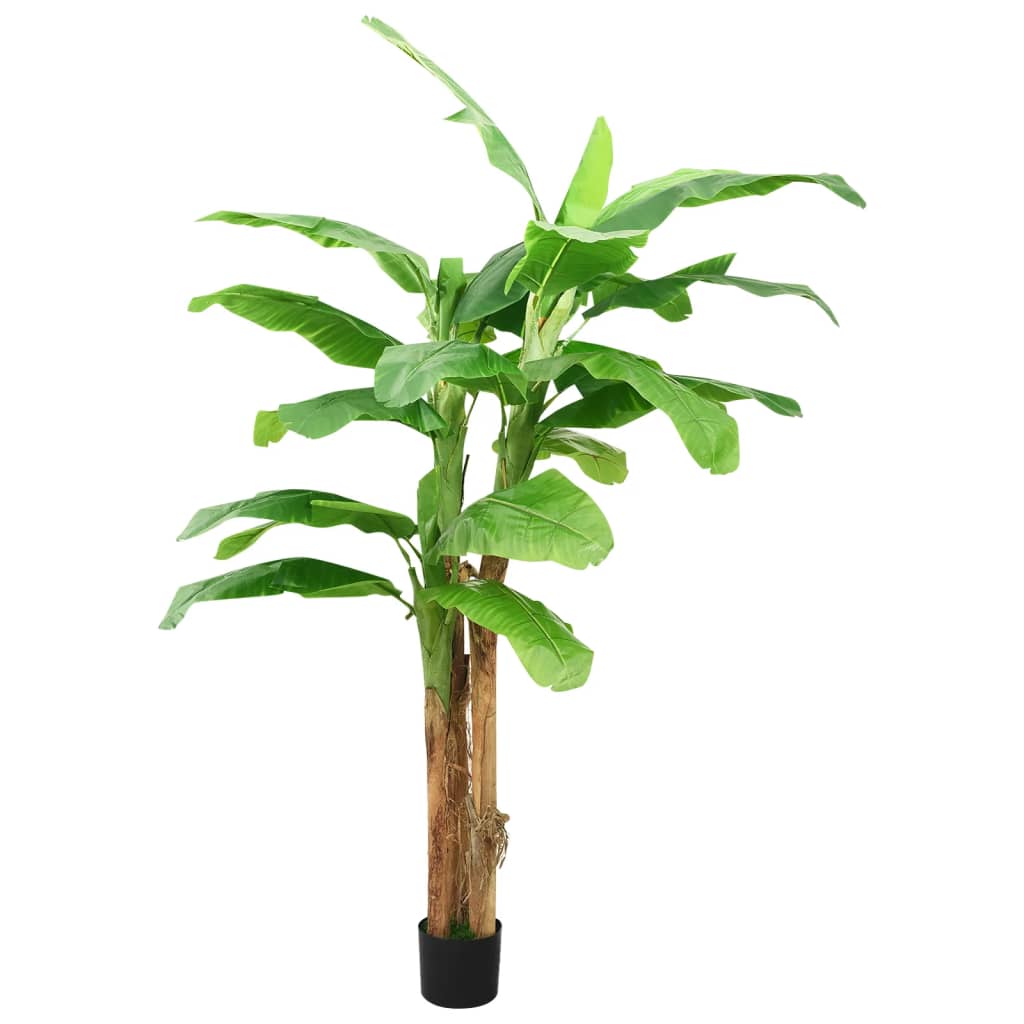 Árvore bananeira artificial com vaso 300 cm verde