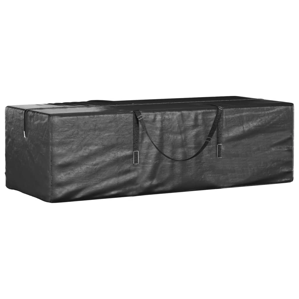 Saco de arrumação p/ árvore natal 135x40x55cm polietileno preto