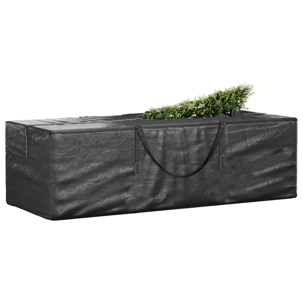 Saco de arrumação p/ árvore natal 135x40x55cm polietileno preto