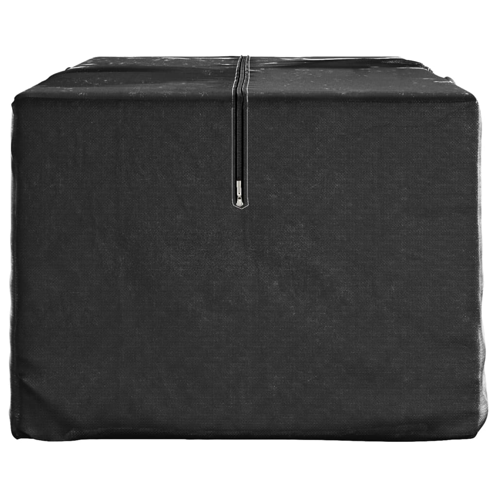 Saco de arrumação p/ árvore natal 135x40x55cm polietileno preto