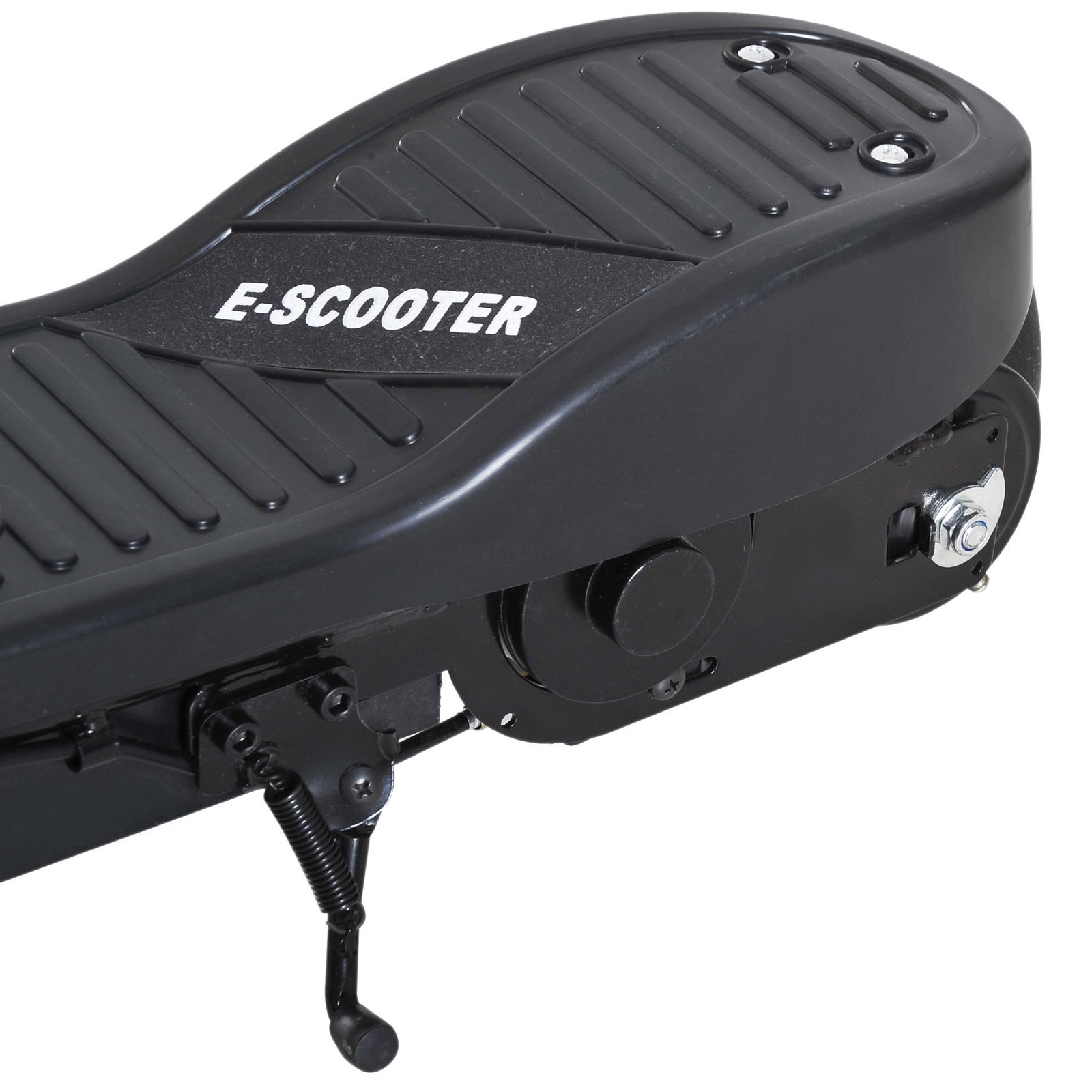 Trotinete elétrica para crianças + 7 anos trotinete dobrável com altura ajustável 24v bateria recarregável velocidade até 12 km/h e carga 50 kg 74x36x82,5-92,5 cm preto