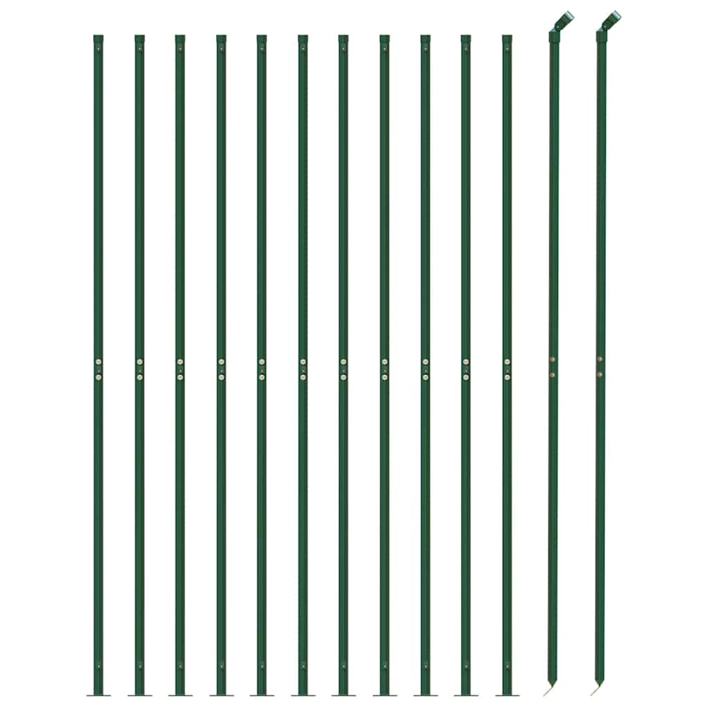 Cerca de arame com flange 1,6x25 m verde
