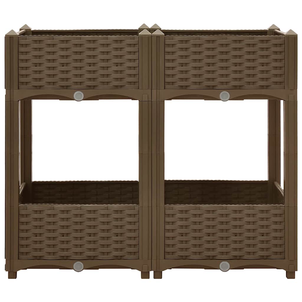 Canteiro elevado 80x40x71 cm polipropileno