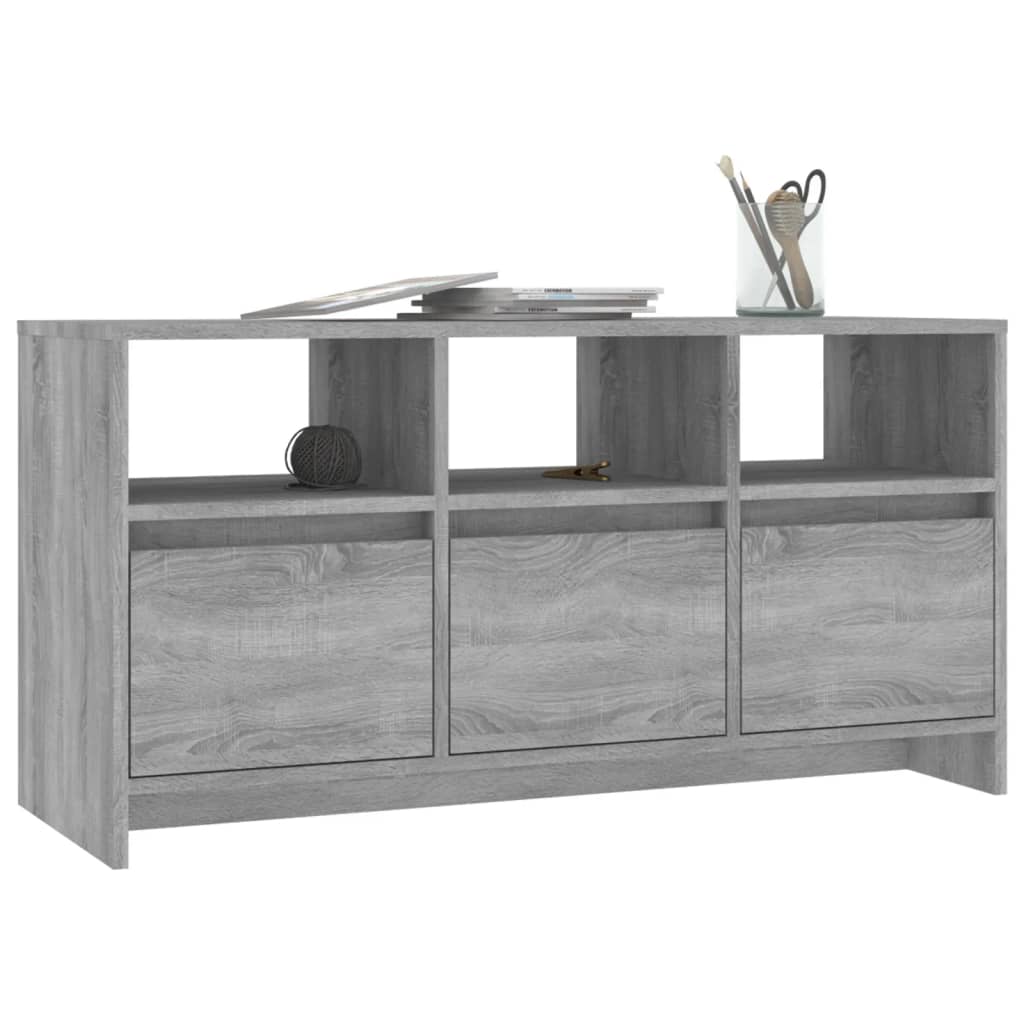 Móvel de TV 102x37,5x52,5 cm derivados madeira sonoma cinza