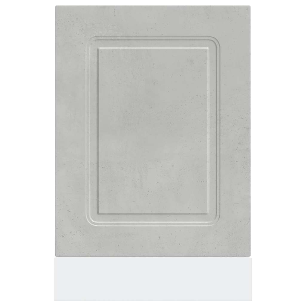 Painel máquina lavar louça kalmar 45x1,5x57 cm cinza cimento