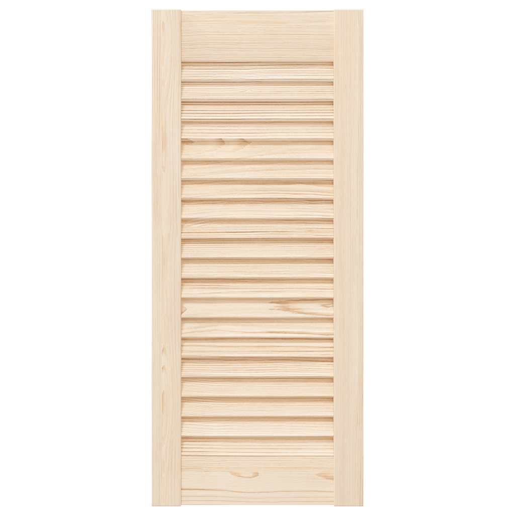 Porta de armário com design de persiana 69x29,5 cm pinho maciço
