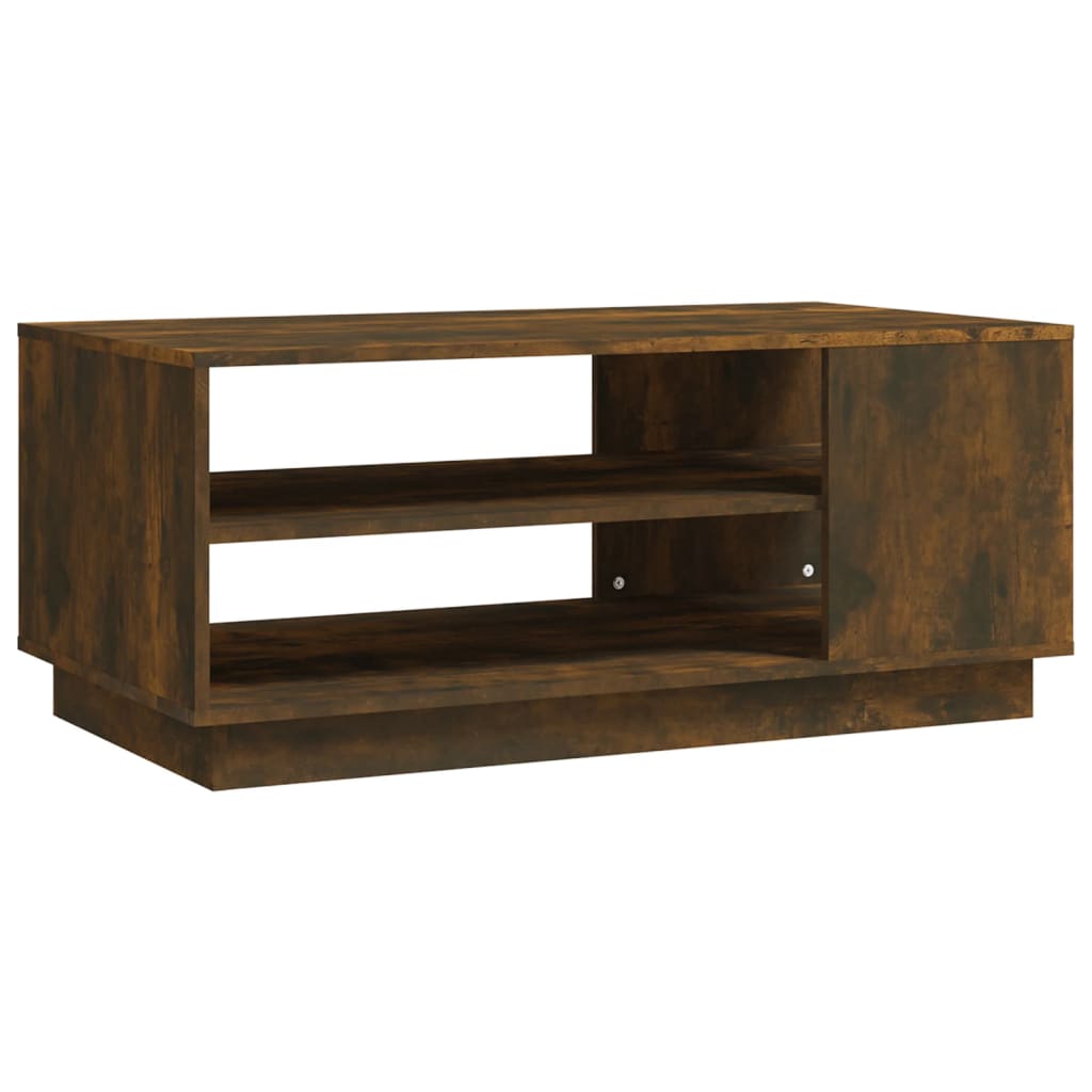 Mesa de centro 102x55x43 cm derivados madeira carvalho fumado