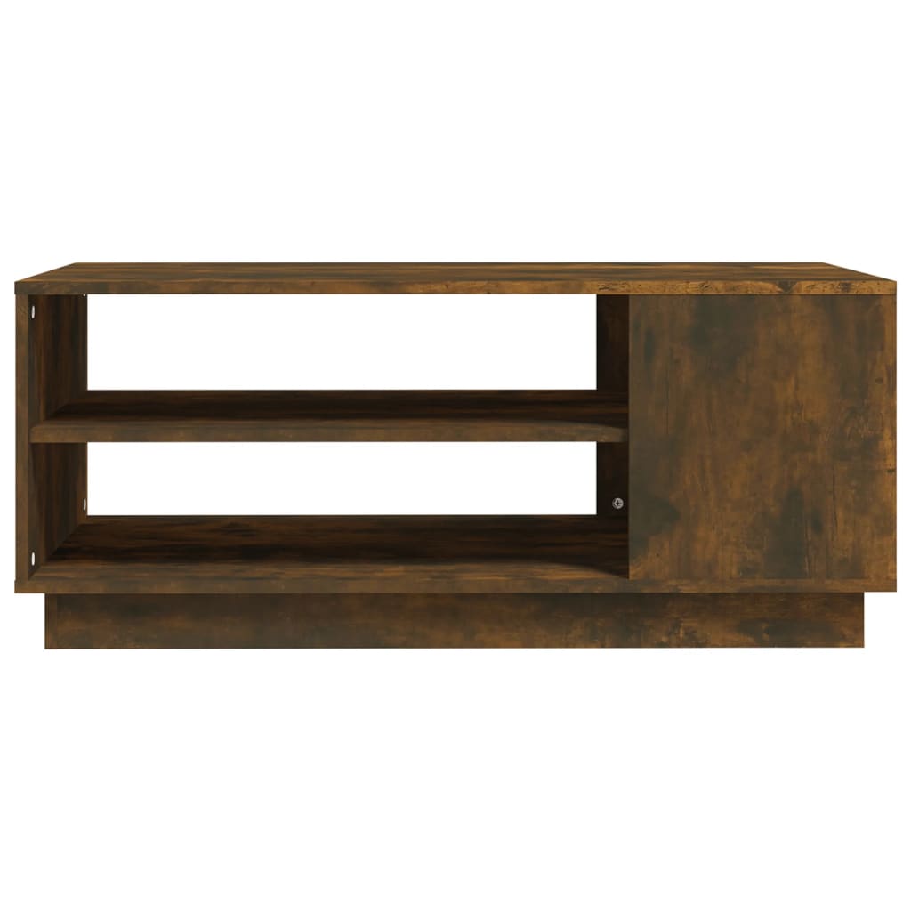 Mesa de centro 102x55x43 cm derivados madeira carvalho fumado