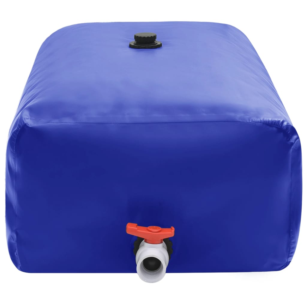 Depósito de água dobrável com torneira 1500 l PVC