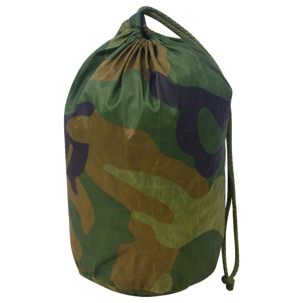 Rede de camuflagem com saco de armazenamento 4x5 m verde