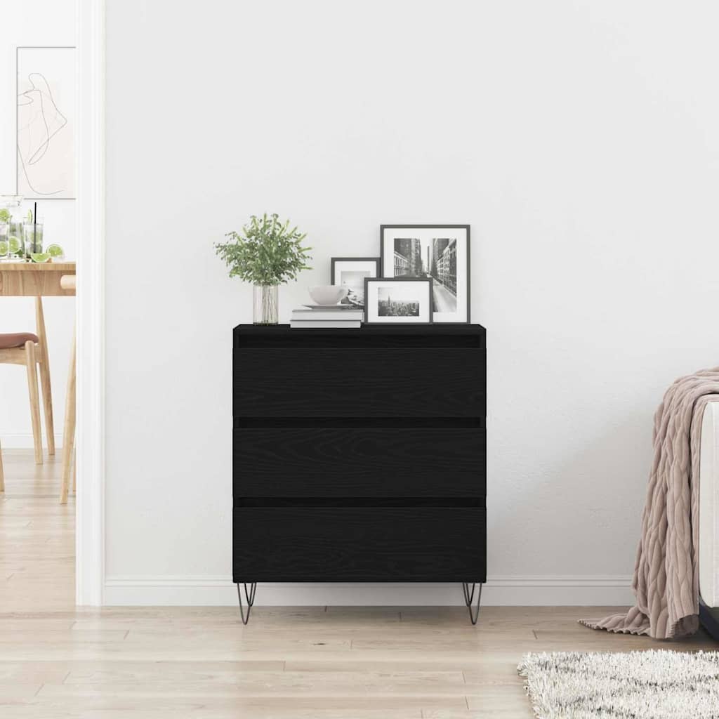 Buffet carvalho preto 60 x 35 x 70 cm derivados de madeira