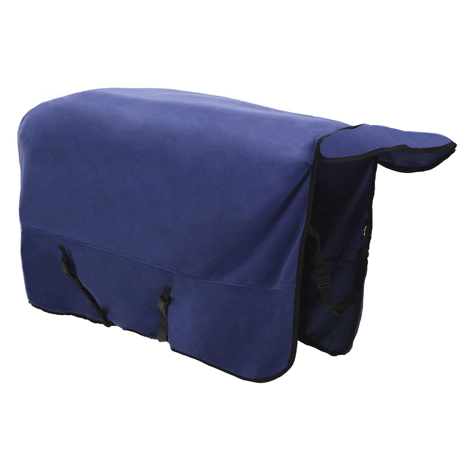 Cobertor de cavalo azul marinho 145 cm poliéster