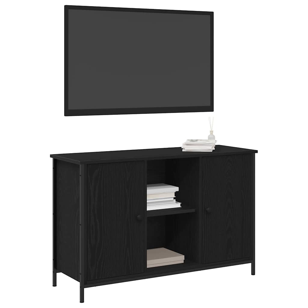 Conjunto de móvel de TV 101 x 35 x 65 cm carvalho preto