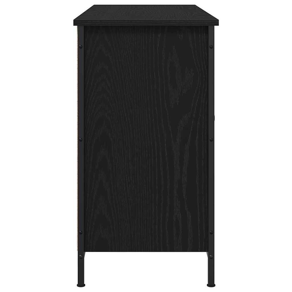Conjunto de móvel de TV 101 x 35 x 65 cm carvalho preto