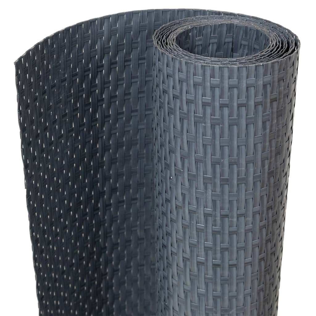 Tela de varanda 1000x90 cm vime PE antracite