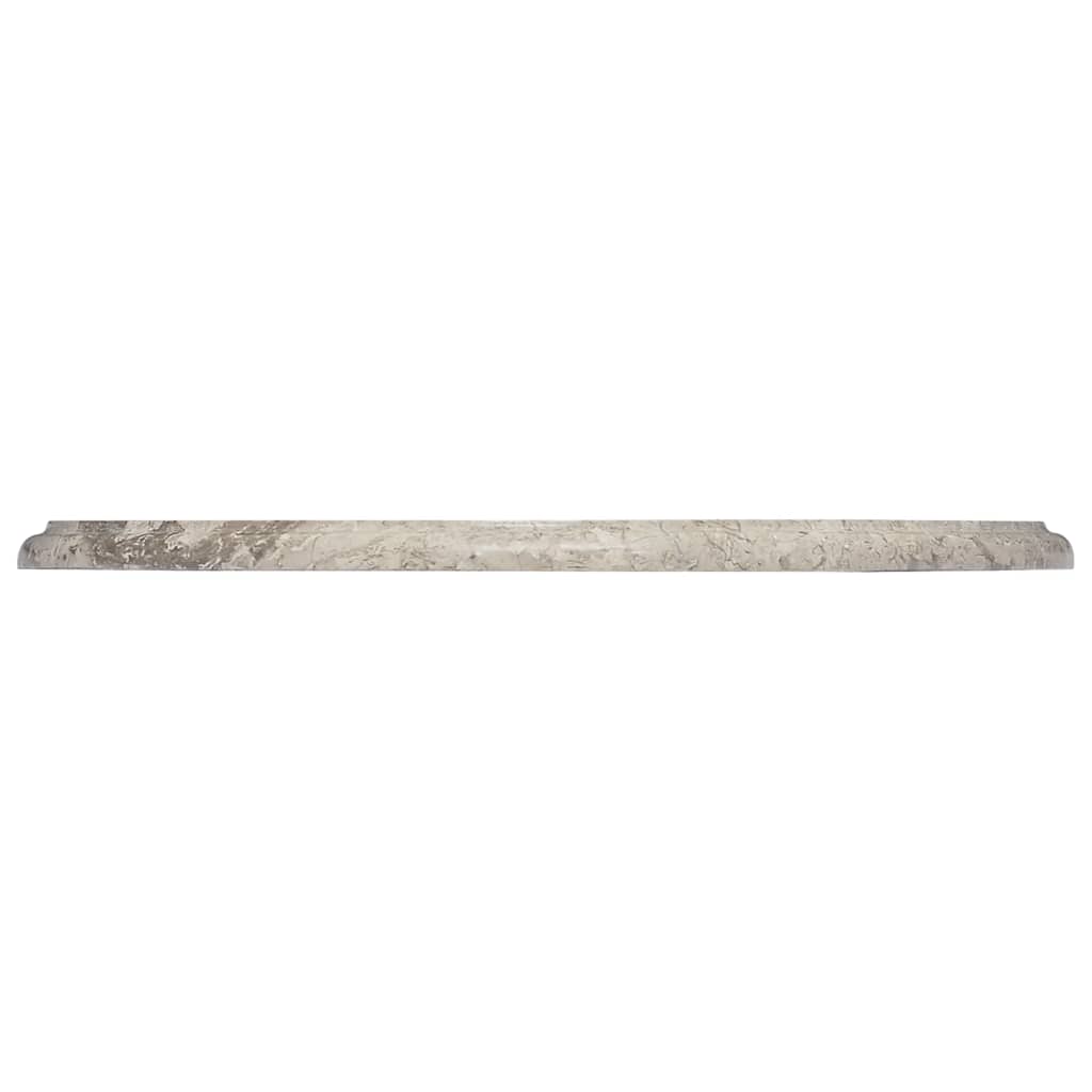 Tampo de mesa ø50x2,5 cm mármore cinzento