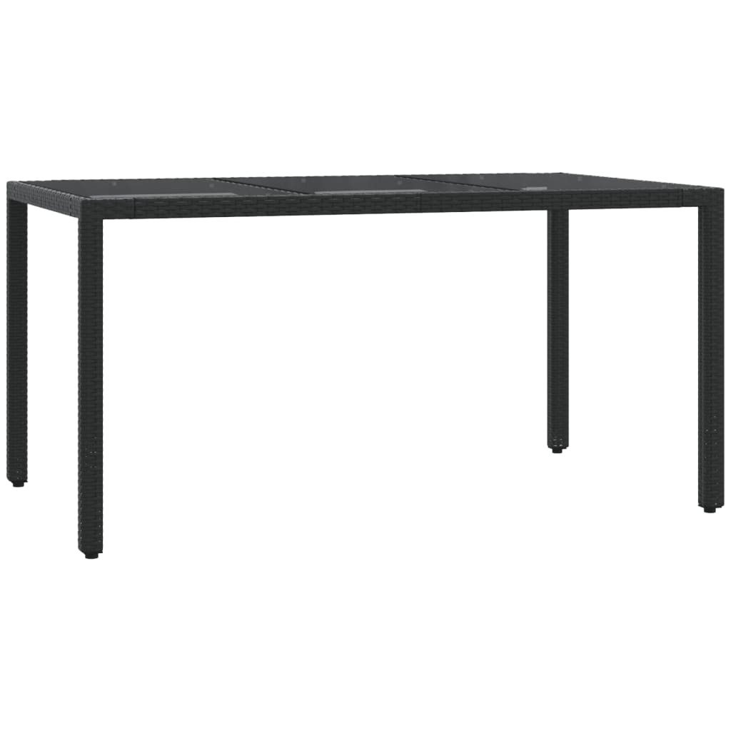 5 Pcs conjunto de jantar p/ jardim c/ almofadões vime PE preto