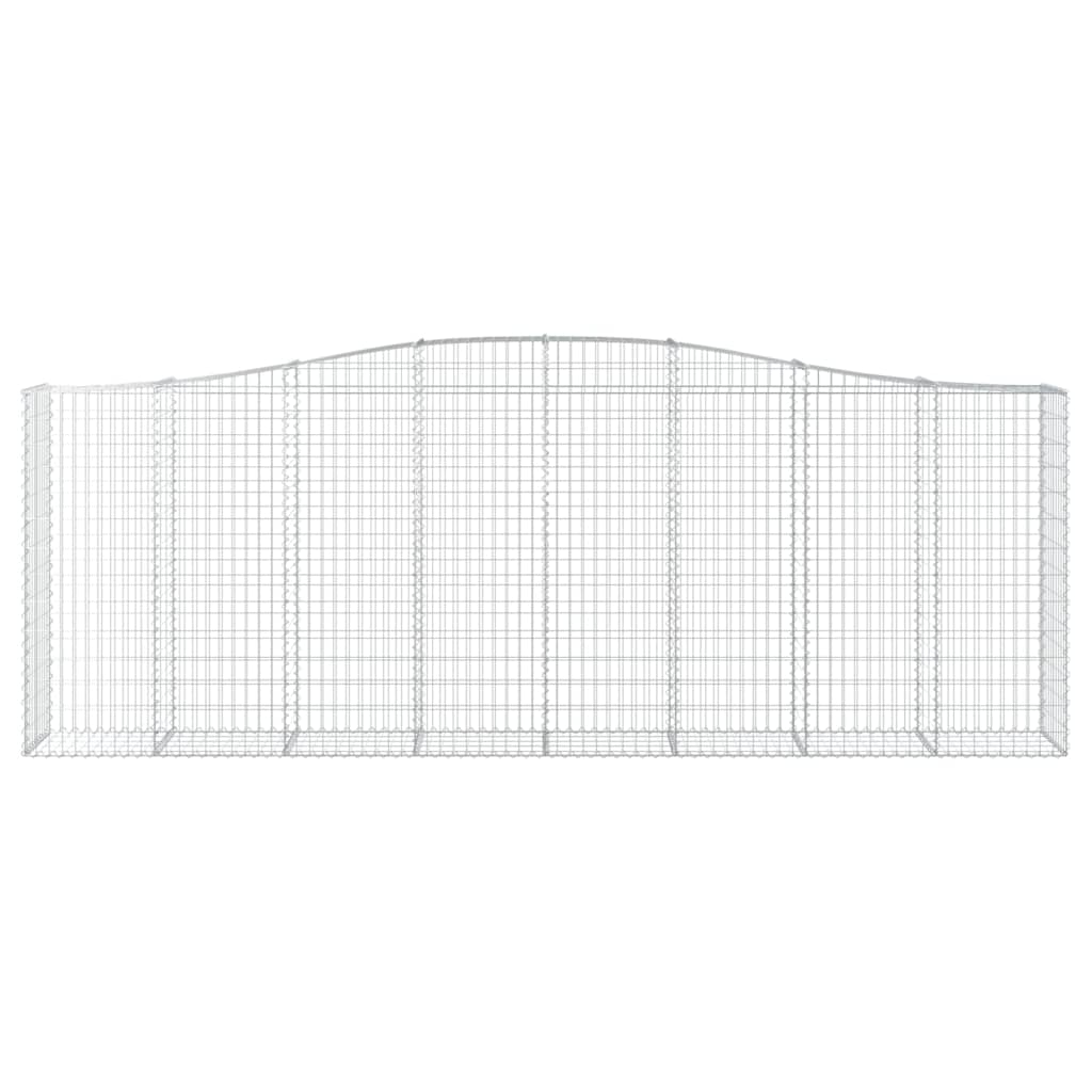 Cestos gabião arqueados 5pcs 400x50x140/160cm ferro galvanizado