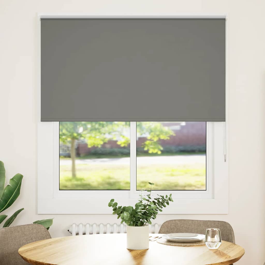 Persiana de enrolar 140x175 cm largura tecido 136,6cm poliéster