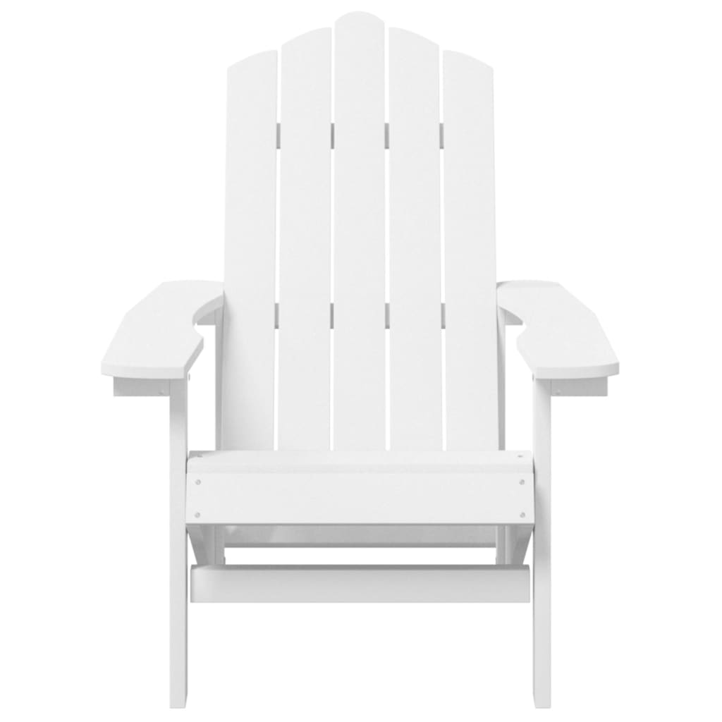 Cadeira de jardim adirondack com mesa pead branco