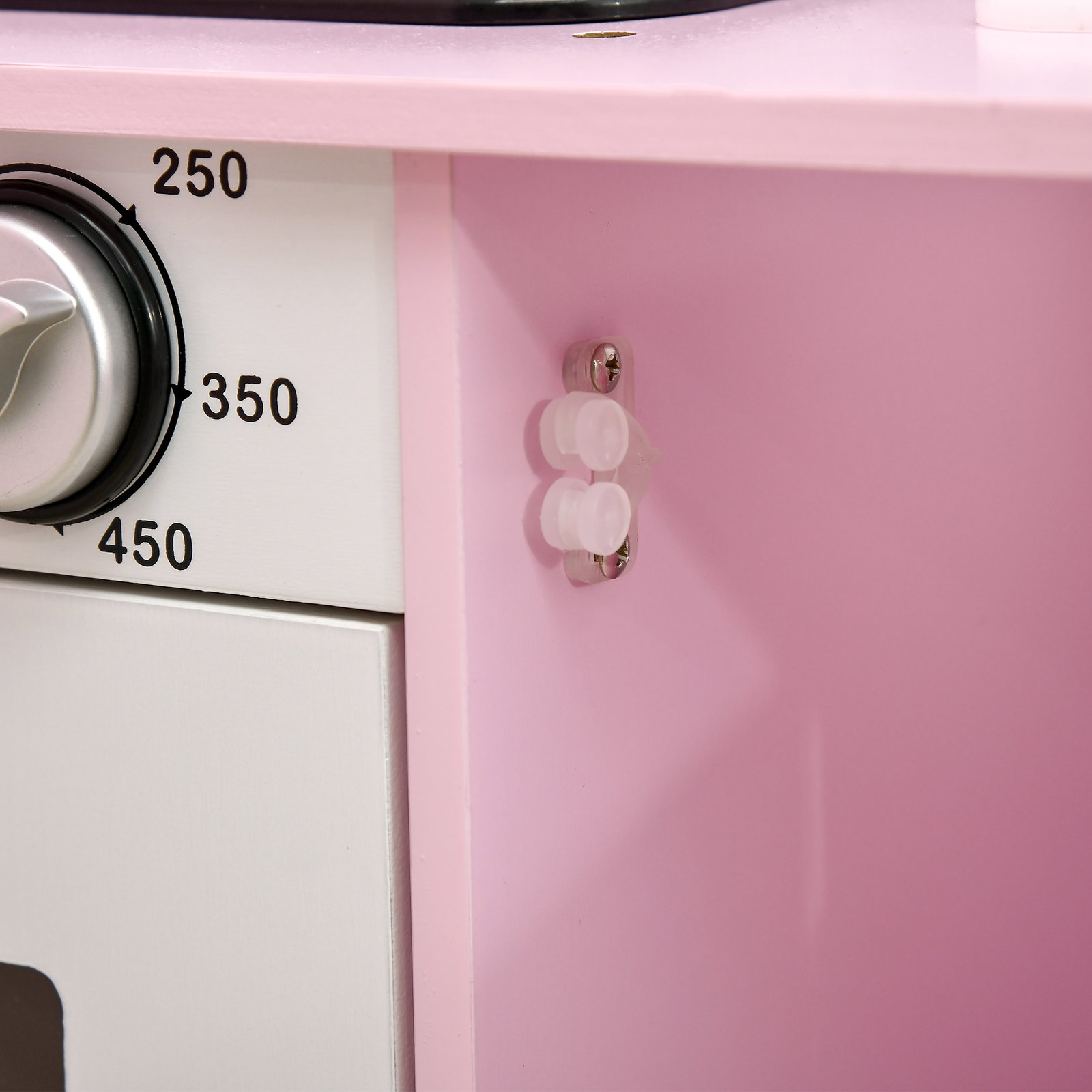 Cozinha infantil para crianças acima de 3 anos cozinha infantil com luzes sons lavatório fogão e forno 70x29x90cm rosa