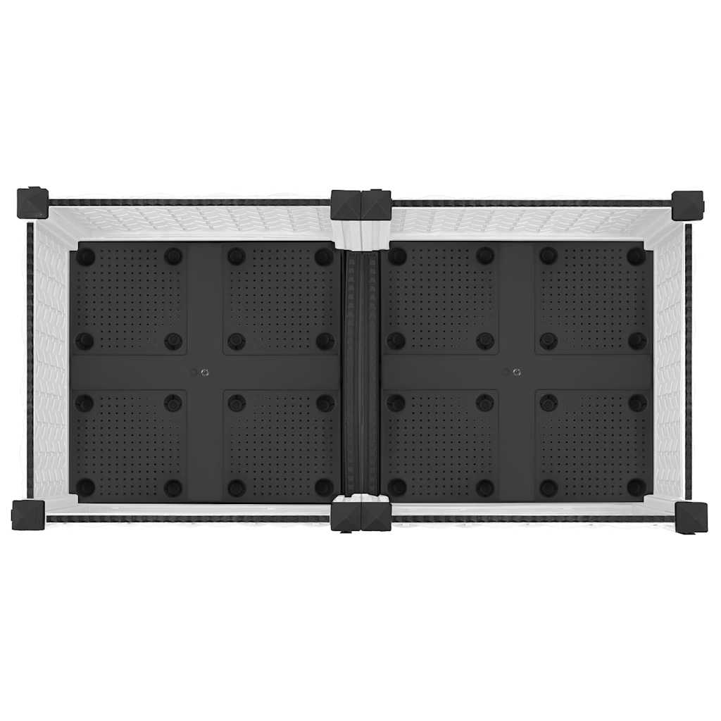Canteiro elevado 80x40x71 cm polipropileno