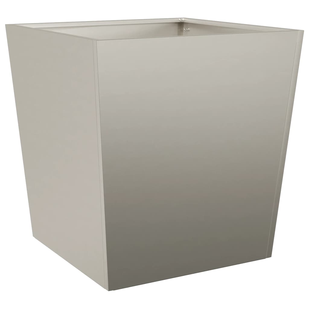 Plantador de jardim 50x50x50 cm aço resistente às intempéries