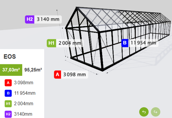 Estufa de Vidro Quantum – 5,57 a 37,03 m²