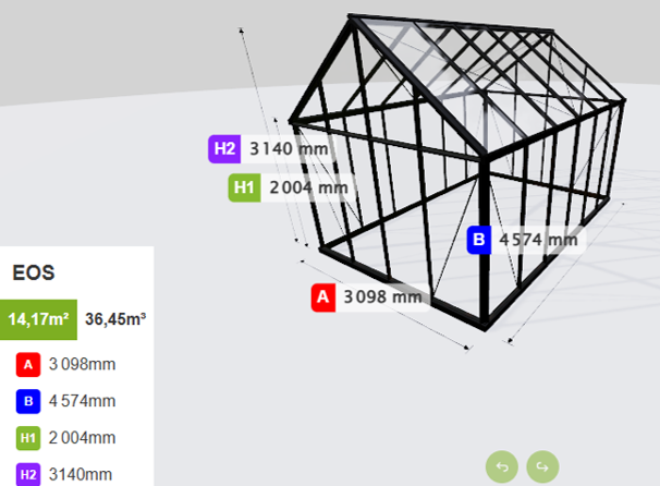 Estufa de Vidro Quantum – 5,57 a 37,03 m²