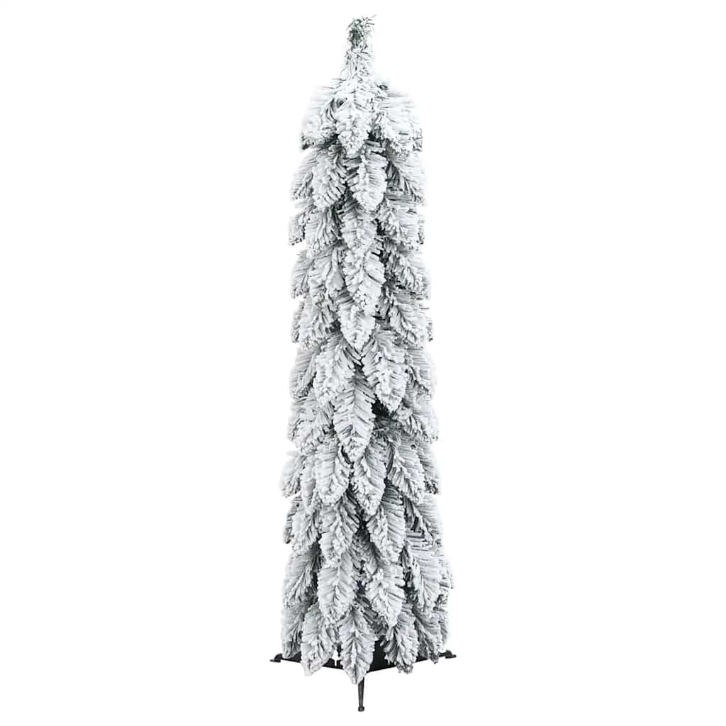 Árvore natal artificial pré-iluminada 30 leds e flocos de neve