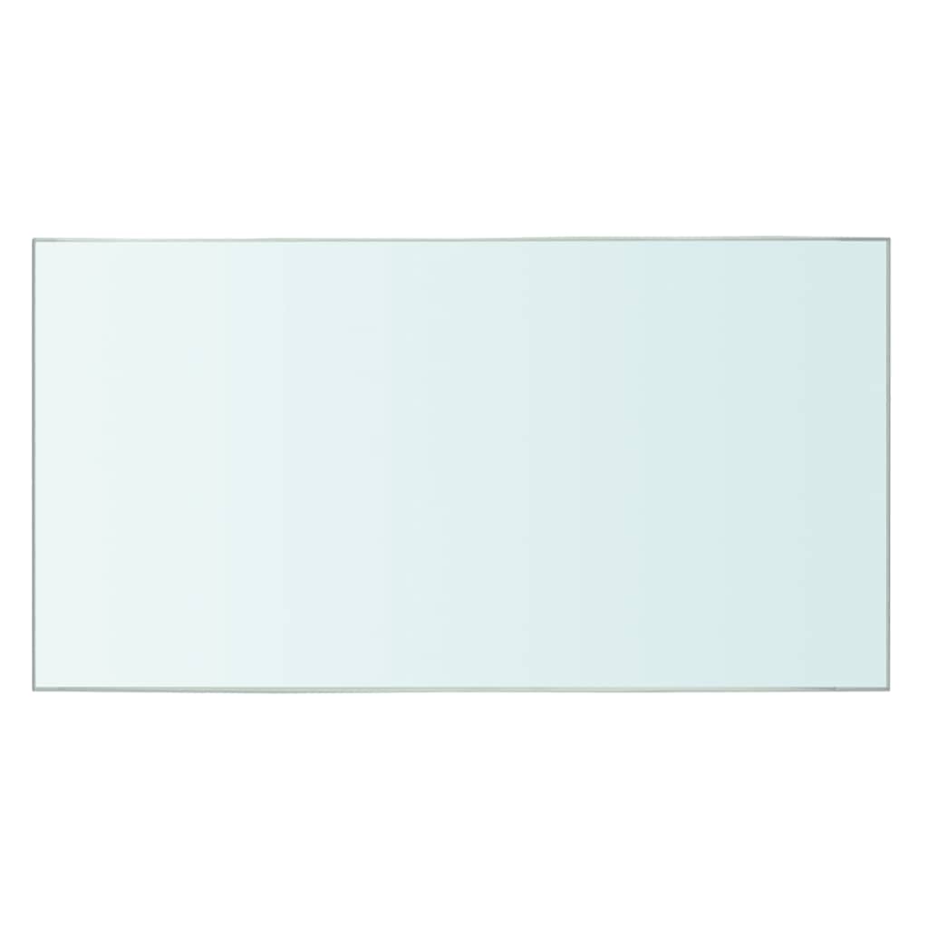 Prateleiras 2 pcs 20x30 cm vidro transparente