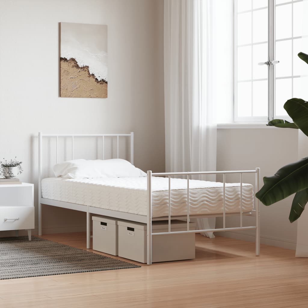 Colchão de espuma 80x200 cm dureza h2 h3 branco