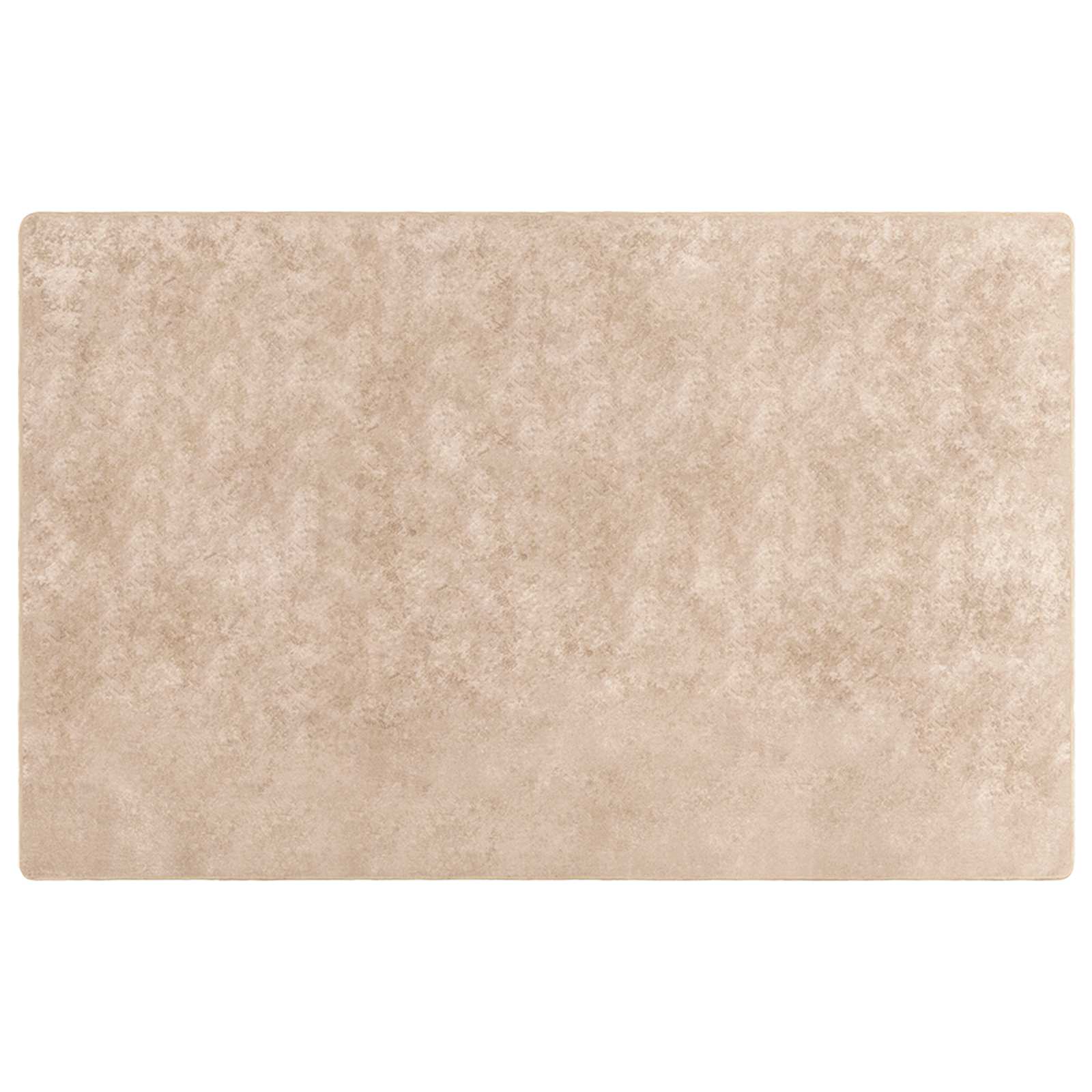 Passadeira marsa bege 150 x 230 cm poliéster e PVC