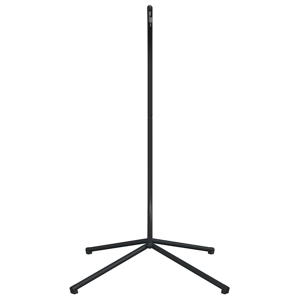 Suporte para cadeira em forma de ovo suspensa sem cesto aço preto