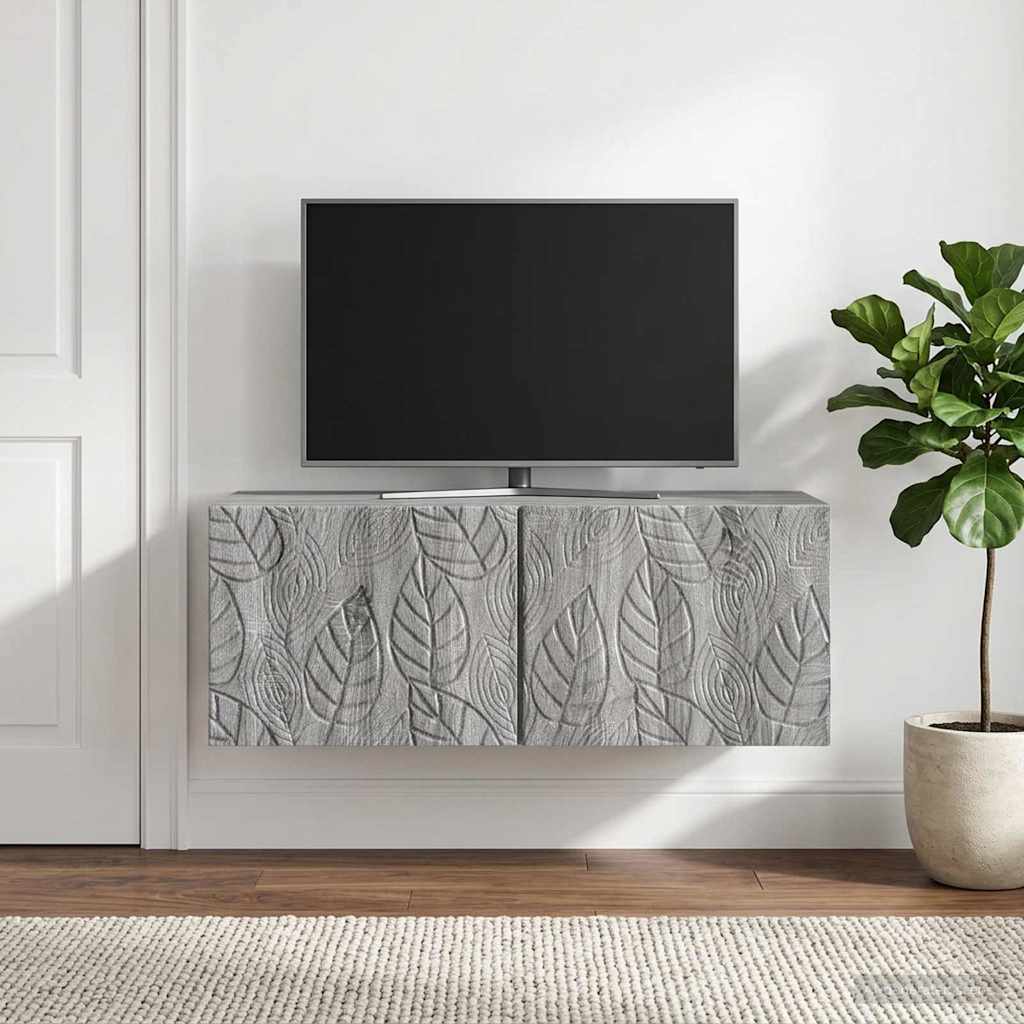 Gabinete de TV de parede 78,5 x 41 x 30 cm sonoma cinzento