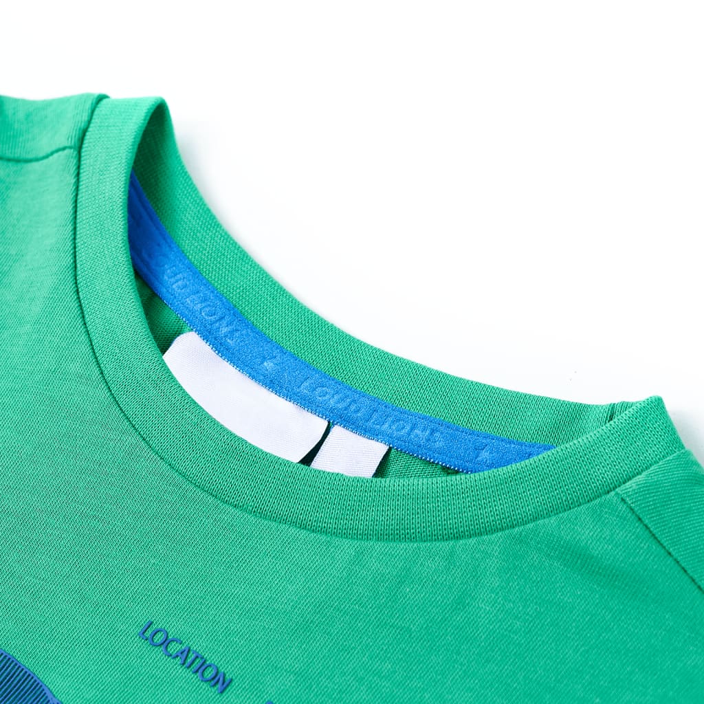 T-shirt de criança verde 116