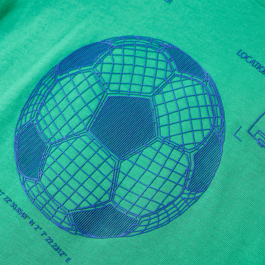 T-shirt de criança verde 116