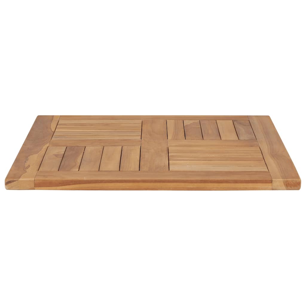 Tampo de mesa 60x60x2,5 cm madeira de teca maciça