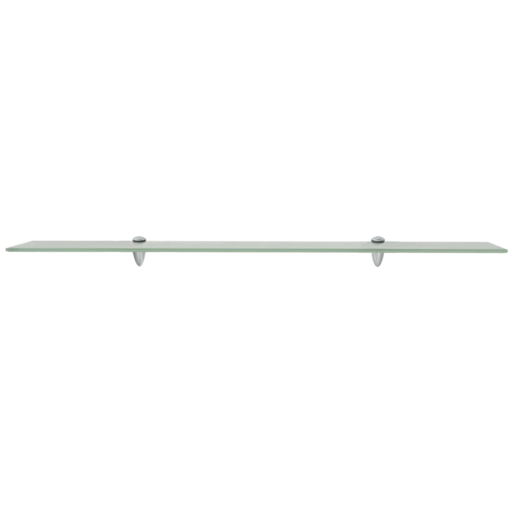Prateleiras flutuantes 2 pcs vidro 100x20 cm 8 mm