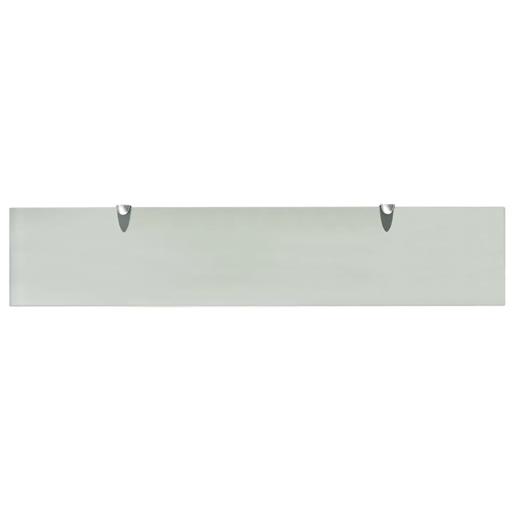 Prateleiras flutuantes 2 pcs vidro 100x20 cm 8 mm