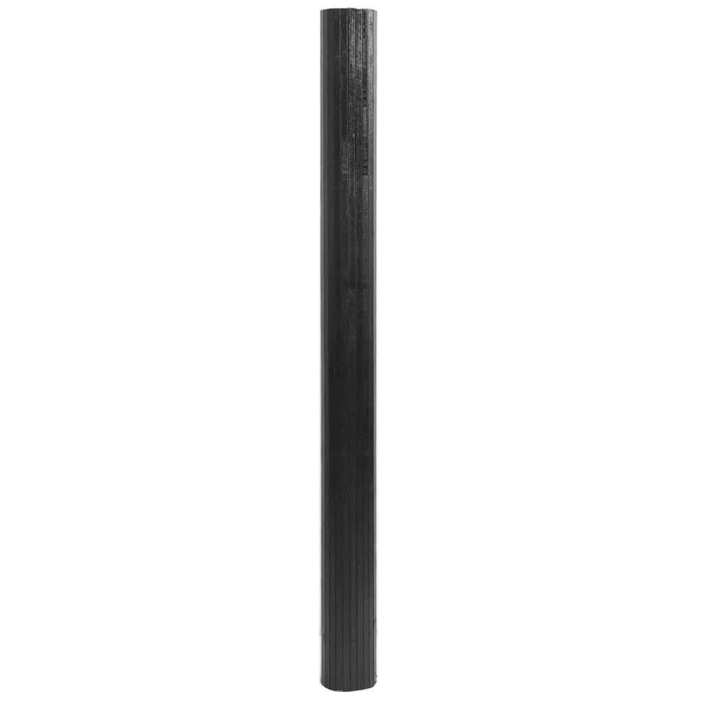 Tapete retangular 80x200 cm bambu cinzento