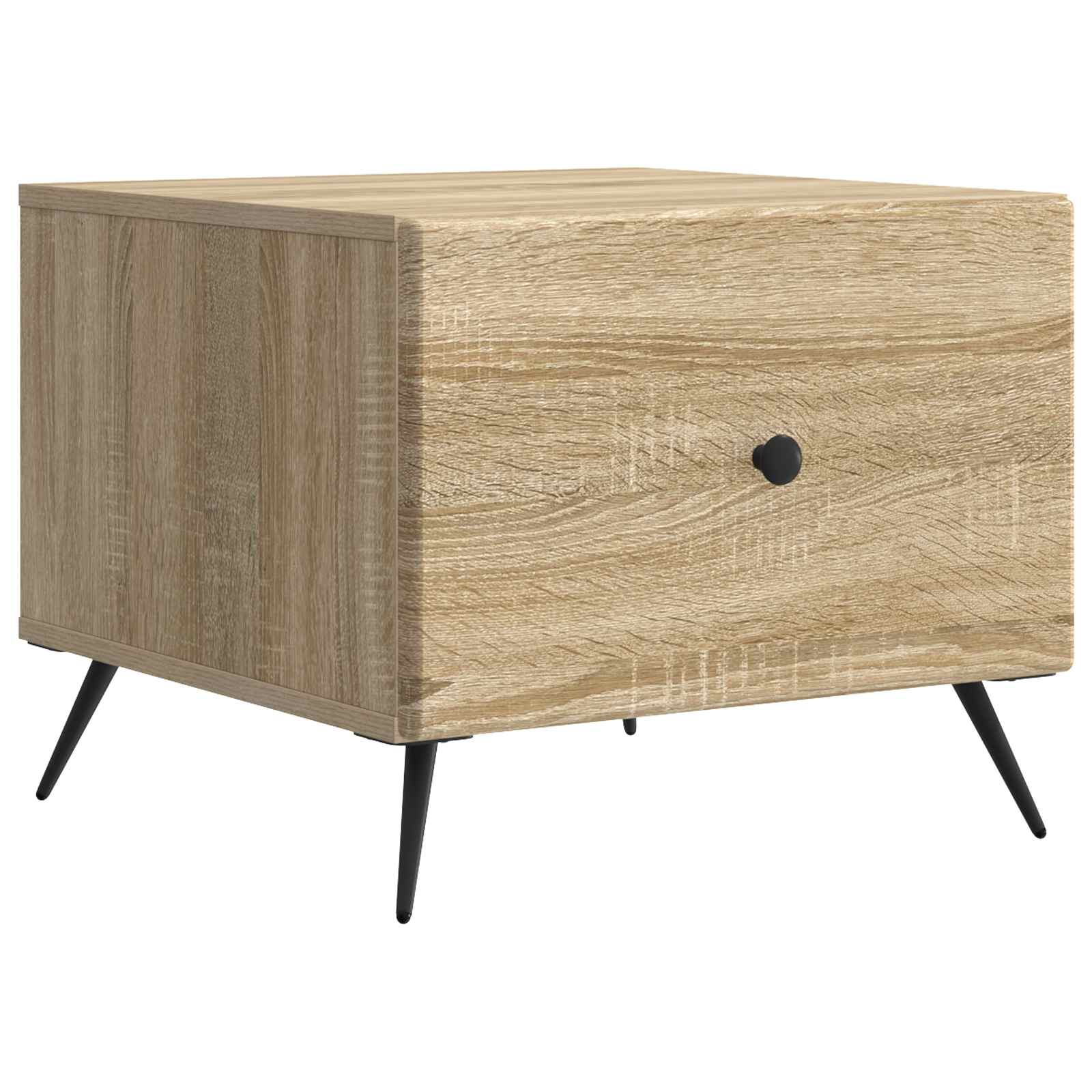 Mesa de centro com gaveta carvalho sonoma 49 x 50 x 40 cm