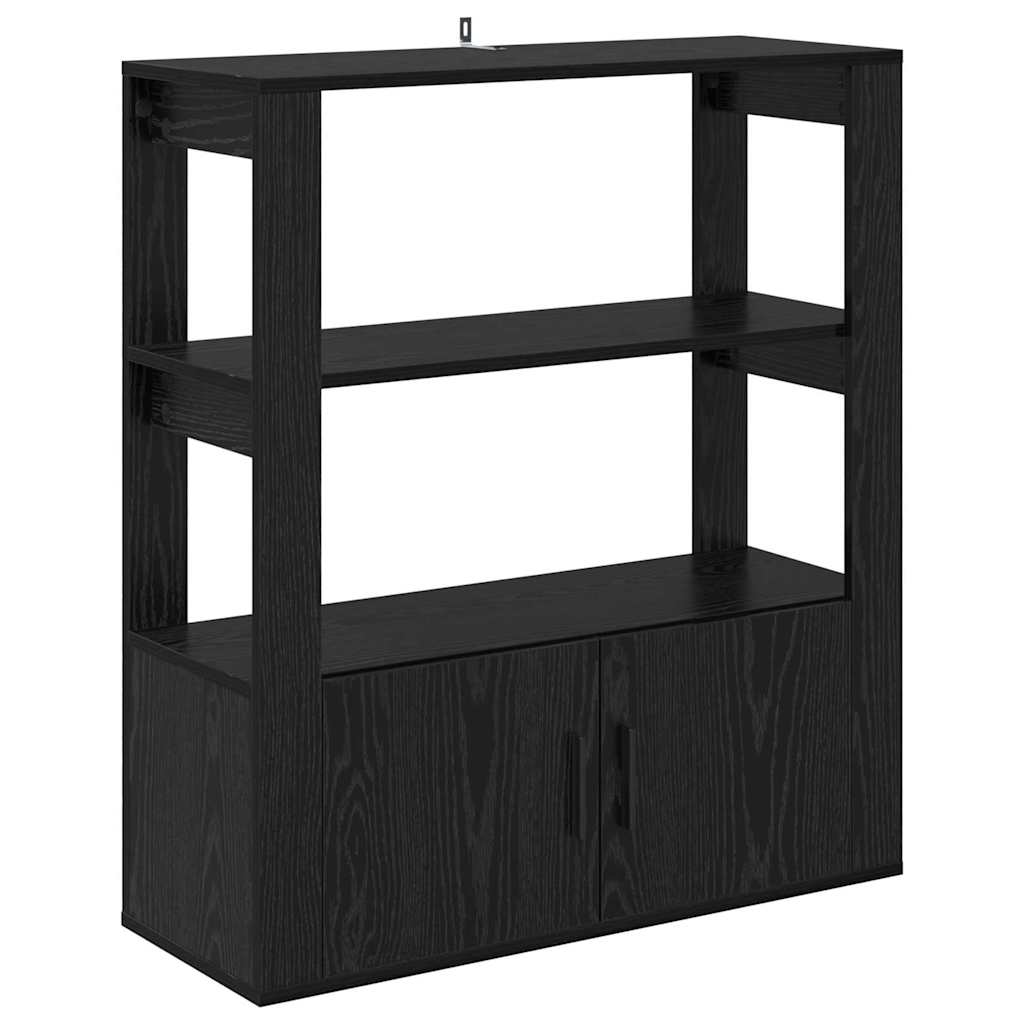 Buffet carvalho preto 30 x 80 x 90 cm derivados de madeira