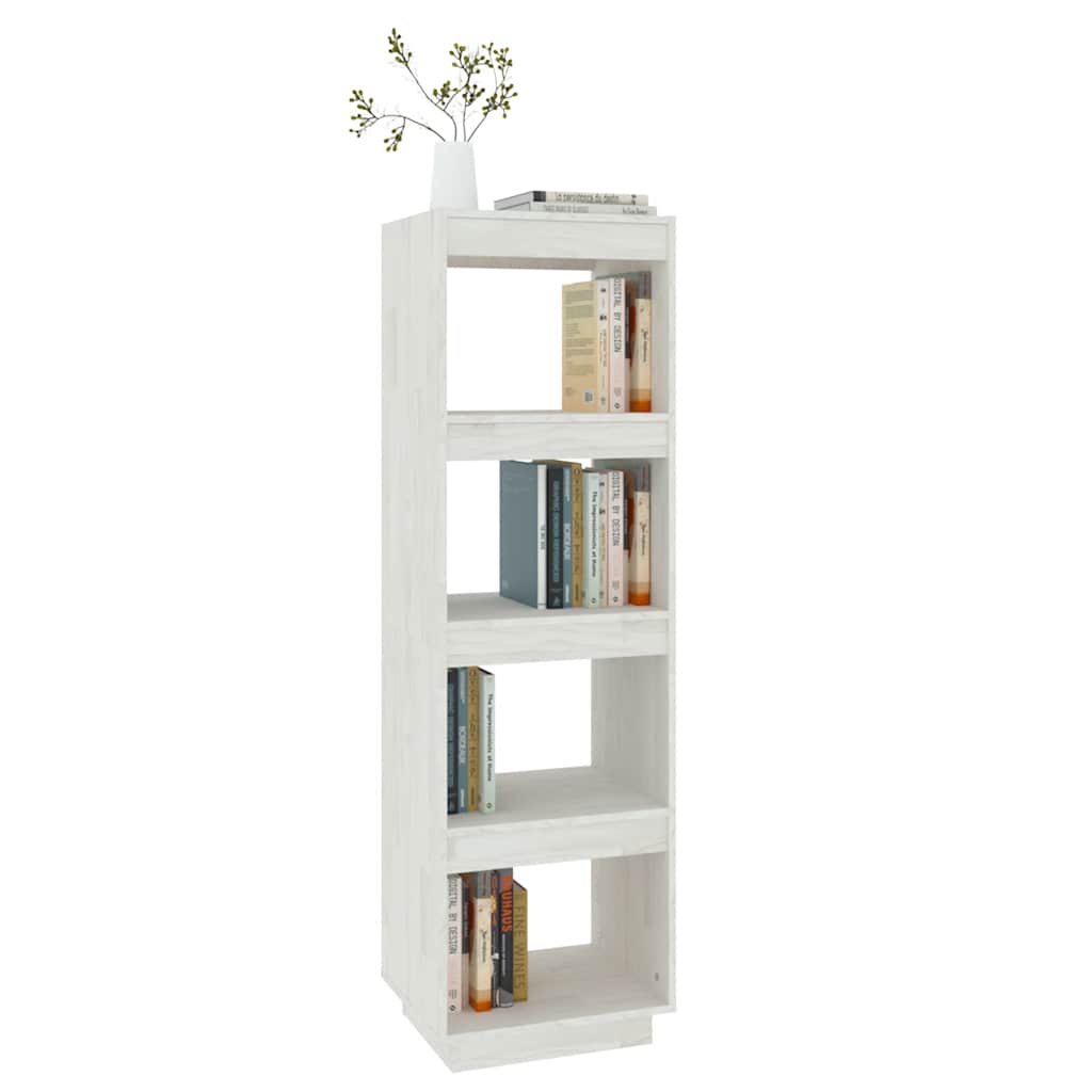 Estante/divisória 40x35x135 cm pinho maciço branco