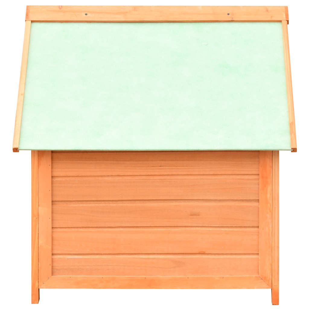 Casota para cão pinho e abeto maciços 72x85x82 cm