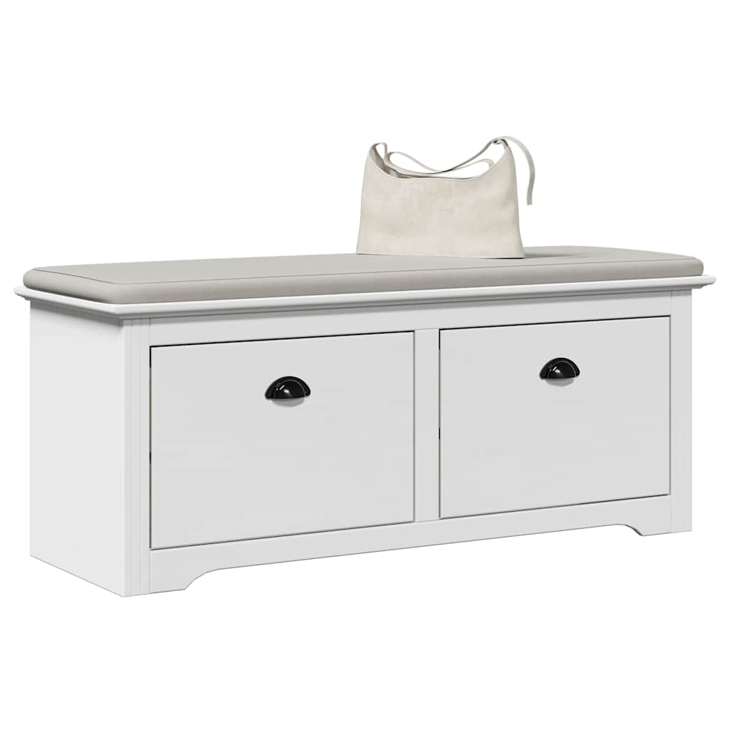 Banco de corredor bodo 114x40x45 cm branco