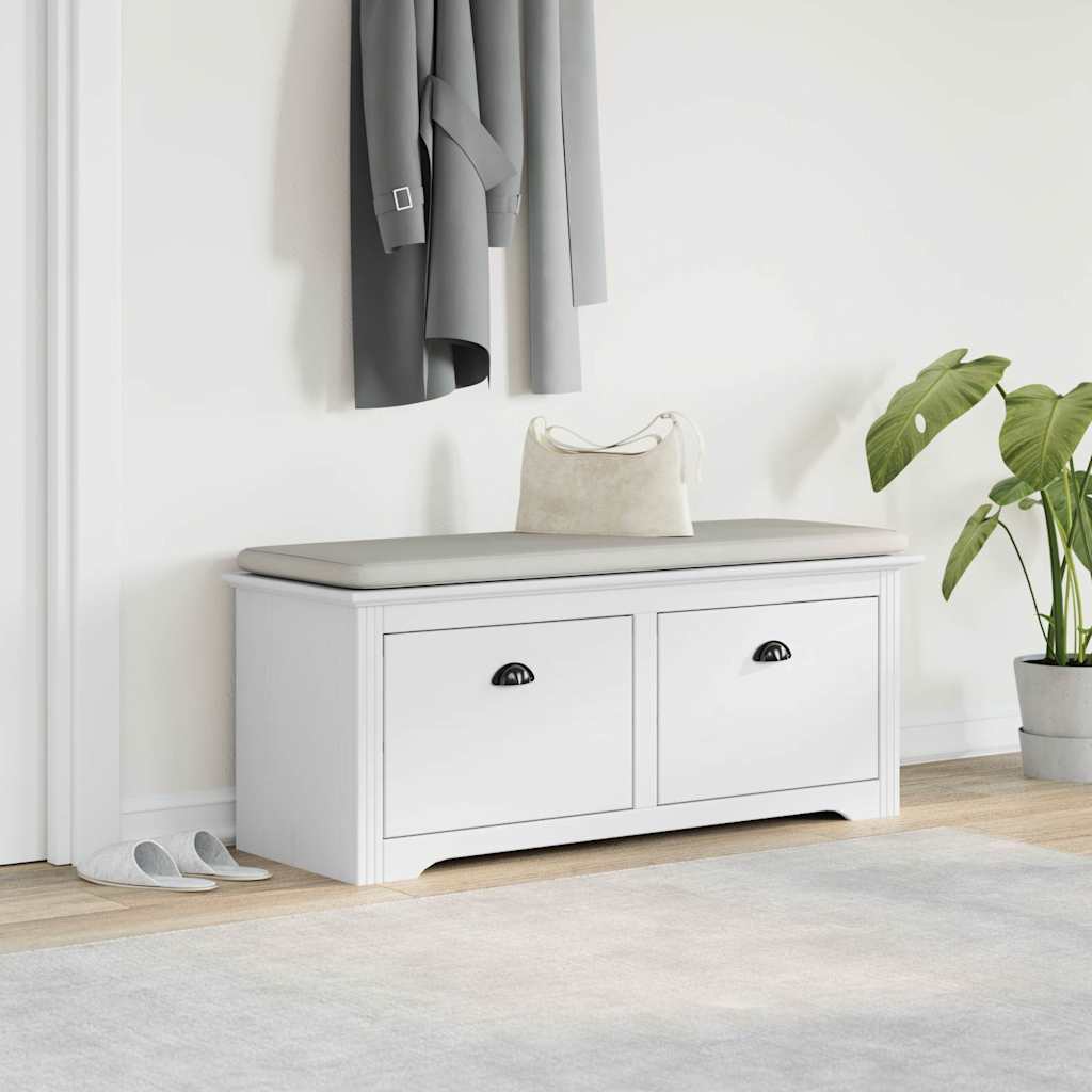 Banco de corredor bodo 114x40x45 cm branco